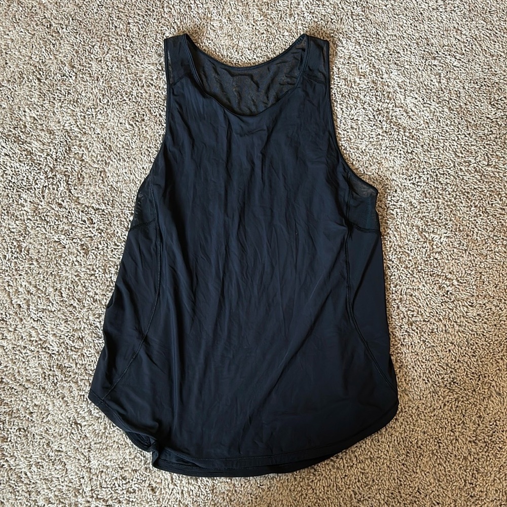 lululemon athletica Black Tank Top